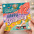 12th Birthday Card, Colourful Bicycle and Roller Skate Design