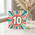 10th Birthday Card, Retro Starburst Number 10 Card