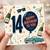14th Birthday Card, Happy Birthday to You Retro Party Card