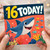 16th Birthday Card, Shark Underwater Birthday Card, 16 Today Card