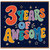 3rd Birthday Card, 3 Years of Awesome Card