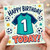 1st Birthday Card, Football Shirt Number 1 Soccer Birthday Card