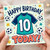10th Birthday Card, Football Shirt Design