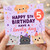 5th Birthday Card, Cute Cat Design