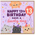 13th Birthday Card, Cute Cat Birthday Card for 13 Year Old, Happy 13th Birthday
