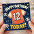 12th Birthday Card, Football Shirt Happy Birthday Card