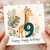 9th Birthday Card, Cute Giraffe Happy Birthday Card