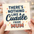 There's Nothing Like a Cuddle from Mum Card - Heartfelt Mother's Day Card for Mum, Sweet Hug Theme with Hearts