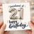 21st Birthday Card, Sensational at 21 Happy Birthday Card