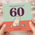 60th Birthday Card, Funny Cat and Bird Humour Card