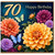 70th Birthday Card, Happy Birthday Floral Butterfly Card