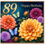 89th Birthday Card, Floral Butterfly Happy Birthday Card