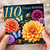 110th Birthday Card, Happy Birthday Floral Card