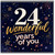24th Birthday Card, 24 Wonderful Years of You