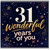 31st Birthday Card, Wonderful Years of You