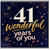 41st Birthday Card, 41 Years of You Wonderful Birthday Card