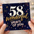 58th Birthday Card, Wonderful Years of You Card