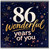 86th Birthday Card, 86 Wonderful Years of You