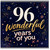 96th Birthday Card, 96 Wonderful Years of You Card
