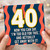 40th Birthday Card, Now You Can Say I'm Too Old For This Humorous Card