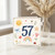 57th Birthday Card, Cute Watercolour Sun, Rainbow and Hearts Card