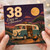 38th Birthday Card, Enjoy the Adventure Retro Camper Van Card
