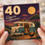 40th Birthday Card, Enjoy the Adventure Camper Van Card