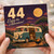 44th Birthday Card, Enjoy the Adventure Camper Van Card