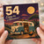 54th Birthday Card, Enjoy the Adventure Camper Van Card