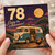 78th Birthday Card, Enjoy the Adventure Retro Camping Card
