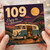 109th Birthday Card, Enjoy the Adventure Retro Camping Card
