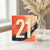 21st Birthday Card, Abstract Paint Splash Number 21 Card