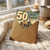 50th Birthday Card, Outstanding in Your Field Farmer Tractor Birthday Card