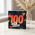 100th Birthday Card, Happy Birthday Geometric Design