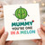 Mummy You're One In A Melon Card - Cute Watermelon & Ladybird Pun - Mother's Day Card for Mum from Kids