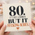 80th Birthday Card, Funny Rude It’s Just a Number But It Fucking Aches Card