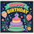 2nd Birthday Card, Happy Birthday Cake and Balloons Design