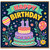 11th Birthday Card, Happy Birthday Cake and Balloons Design