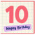 10th Birthday Card, Happy Birthday 10 Card