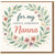 For My Lovely, Gorgeous Nanna Card - Floral Watercolour Wreath - Mother's Day Card for Nanna/Nan, Elegant, Heartfelt Grandma Greeting