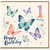 1st Birthday Card, Butterfly Design Happy Birthday Card