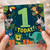 1st Birthday Card, Jungle Animals Today Card
