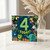 4th Birthday Card, Jungle Animals 4 Today Birthday Card