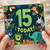 15th Birthday Card, Jungle Animals Today Card