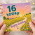 16th Birthday Card, Happy 16 Today Floral Sunset Birthday Card