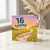 16th Birthday Card, Happy 16 Today Floral Sunset Birthday Card