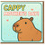 Cappy Mother's Day Card - Cute Capybara Pun for Mum, Funny Animal Lover Mother's Day Greeting