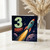 3rd Birthday Card, Space Rocket Today Design
