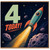 4th Birthday Card, Space Rocket Today Design