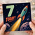 7th Birthday Card, Space Rocket Today Card